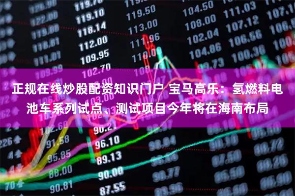 正规在线炒股配资知识门户 宝马高乐：氢燃料电池车系列试点、测试项目今年将在海南布局